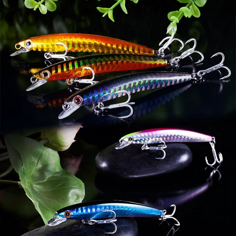 Jzenzero Bright Color Lure Baits Blade Bait Fishing Lures Hard Baits  Fishing Lures Rainbow Color 