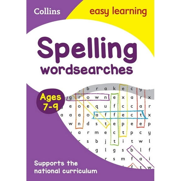 Collins Easy Learning Ks2 Spelling Word Searches: Ages 7-9, (Paperback)
