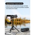 thumbnail image 5 of APEXEL New 36X Powerful Telephoto Lens 4K HD Monocular Telescope With Tripod Universal Phone Clip Zoom Lenses For Smartphones, 5 of 11