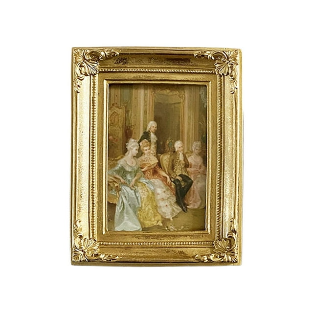 Resin Photo Frame Cards Display Holder Stand Living Room Party Picture Frame 15.5cmx19.5cm