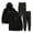 Black, variant on Hamilton 10 Years Merch Hoodie Jogger Pants Two Piece Set Sweatshirts Sweatpants Women Men Outfit Sets