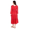 thumbnail image 4 of ThePirateDressing Women's Renaissance Medieval Tiered Dress with Bell Sleeves, 4 of 5