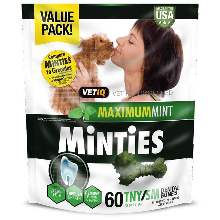 Minties dog treats outlet walmart