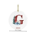 thumbnail image 3 of Coche Decoraciones de Navidad 2025 Nuevo 26 Carta de Navidad Muñeco de Nieve Colgante de Navidad - Colgante de Coche de Acrílico Santa Navidad Muñeco de Nieve Decoraciones, 3 of 5