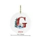 thumbnail image 3 of RKSTN christmas ornaments 2024 26 Letter Christmas Snowman Christmas Pendant - Acrylic Car Pendant Saint, 3 of 5