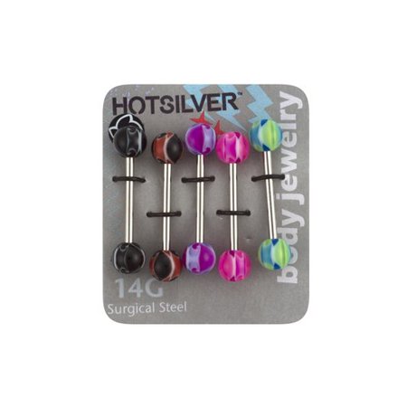 14g Twist Flower Tongue Value Pack