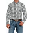 thumbnail image 4 of Cinch Blue Geometric Print - Mens Shirt  - Mtw1347081, 4 of 4