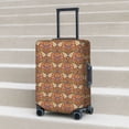 thumbnail image 2 of Lsque Owl Mandala Printed Luggage Cover, Travel Luggage Protector,Scratch and Dirt Resistant, Fits 18-32 Inch Luggage - Large, 2 of 9