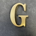 thumbnail image 1 of Pegatina de Latón Soild Dorado Letras y Números Autoadhesivos de 2.6 Pulgadas para Señalización de D, 1 of 9