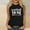 Black, variant on Baseball Mom Tank Tops Women Casual Sleeveless T Shirt Letter Print Summer Tops Game Day Graphic Tees Crewneck Vest