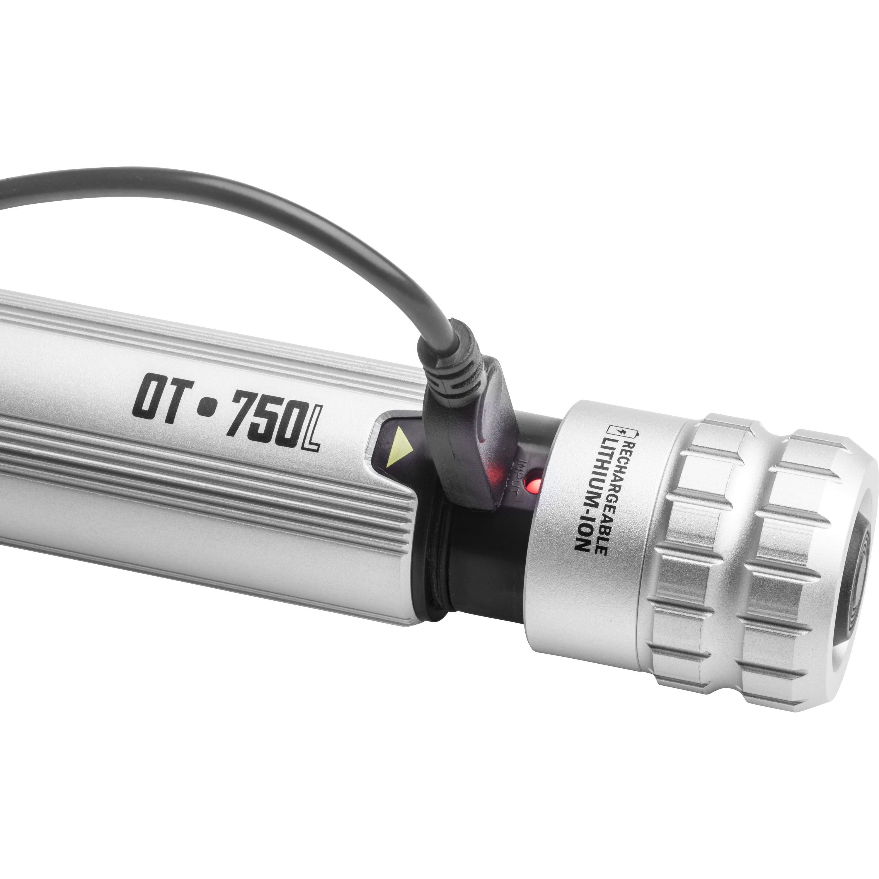 Ozark Trail 750 Lumens LED Hybrid Power Flashlight(4 AA Alkaline and R - 4  Crew
