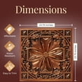 thumbnail image 4 of DCT10-Milan 2 ft. x 2 ft. PVC Glue-up or Lay-in Ceiling Tile in Aged Copper (40 Sq.ft / Pack) - 10 Pieces, 4 of 27