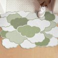 thumbnail image 4 of YAOMOBB Tapis de Porte Lavable Imprimé Nuage Coloré Tapis d'Entrée au Design Rafraîchissant pour Usage Intérieur et Extérieur, 4 of 7