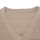 thumbnail image 3 of Suéter de mujer, abrigo, manga larga, cuello, color sólido, punto, cárdigan, chaqueta, blusa para mujer, 3 of 4