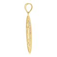 thumbnail image 3 of Auriga 14k Tri-Color Gold Medallion Oval Guadalupe/Mother Marry Charm Pendant (L- 43.2mm W-23.9mm), 3 of 5