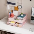 thumbnail image 2 of 3 Tier Mesh Desk Organizer with Drawer, Multi-Functional Desk Organizers and Accessories, Paper Letter Organizer with 2 Pen Holder for Home Office Supplies, 2 of 6