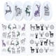 thumbnail image 5 of Matsuzay 12 hojas de calcomanías navideñas para decoración de uñas, papel autoadhesivo a la moda, parches removibles para uñas, Kits de decoración para fiestas, 5 of 6