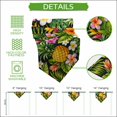 thumbnail image 5 of Tropical Botanical Table Runner Linen Burlap Table Runner 70 Inches Long Summer Monstera Leaf Pineapples Floral Boho Dresser Scarves for Kitchen Island Coffee Dining Room Party Holiday Decor 13"x70", 5 of 8
