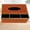 Orange, variant on Multifunctional Leather Tissue Box – Creative Minimalist Remote Control Storage Holder for Living Room, Hotel, Office, Business – Modern Decorative Desk Organizer