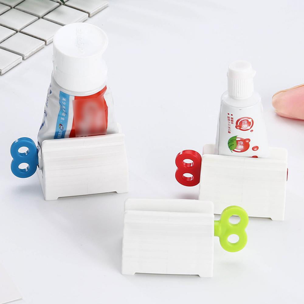 Toothpaste Tube Squeezer Easy Dispenser Rolling Holder Bathroom Supplies Kits UA 