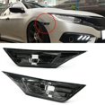 thumbnail image 4 of 3X Feu de Position Latéral Teinté Fumée avec LED pour 2016-19 JDM, 4 of 7
