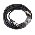 thumbnail image 4 of XLR a Cable para Micrófono Audio Adaptadores - Negro, 100cm 10 metros CUTICAT Parche de cable de audio y micrófono, 4 of 8