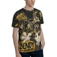 thumbnail image 4 of Unisex Bendy And The Ink Machine 3d Graphic Print Shirts For Mens Womens Casual Short Sleeve Tee Shirts Top, 4 of 7