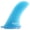 Trans Blue, variant on Pivot Single Center Fin for Longboard, Surfboard and Paddleboard. Fits most 8-10in fin boxes with screw plate
