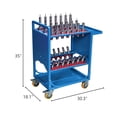 thumbnail image 4 of Tool Cart 40 Taper Tool Holder CNC Tool Cart CAT40 tool trolley BT40 Service Carts CNC machine tool service cart (CAT40 35 Capacity), 4 of 9