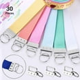 thumbnail image 3 of 30PCS Key Fob Hardware, 1.25 Inch Key Fob Keychain Wristlet Set, Silver Fob Chain Wristlet Hardware with Split Rings Key Rings (1.25 inch), 3 of 8