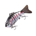 thumbnail image 3 of Señuelo Swimbait Multiarticulado, Señuelo Realista, Cebo Duro Duradero Con 2 Anzuelos Para Pescar Truchas, 3 of 7