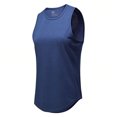 thumbnail image 4 of Jalioing Quick Dry Tops for Women Casual Loose Running Sport Tank Tops Lightweight Sleeveless Plain Athletic Shirts, 4 of 6