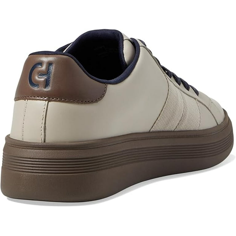 Cole Haan Men's Grand Crosscourt Premier, Silver Lining/Truffle, 8