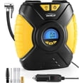 thumbnail image 1 of Portable Air Compressor Electric Inflator Car Tire Inflator Mini Portable 12v Air Compressor Car Bike Pump with Pressure Gauge, Valve Adapters and LED, 1 of 4