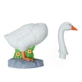 thumbnail image 4 of 23" Large White Porch Goose Statue - Resin Hollow Plastic Garden Goose with Stones Base, Indoor Outdoor Decorative Figurine for Patio Yard Entryway, 4 of 10