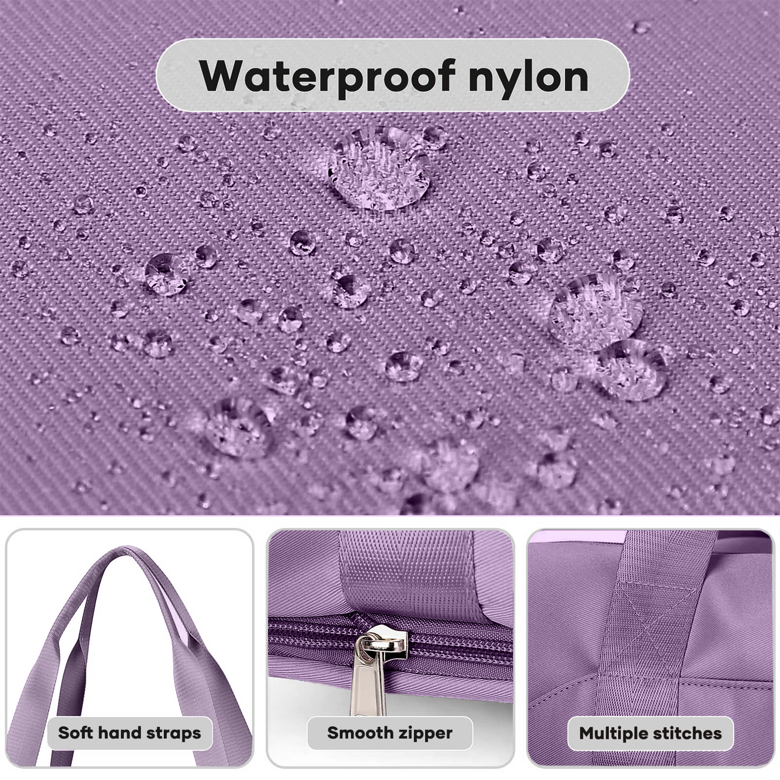 Gynky Waterproof Travel Duffel Bag With Trolley Sleeve photo 5