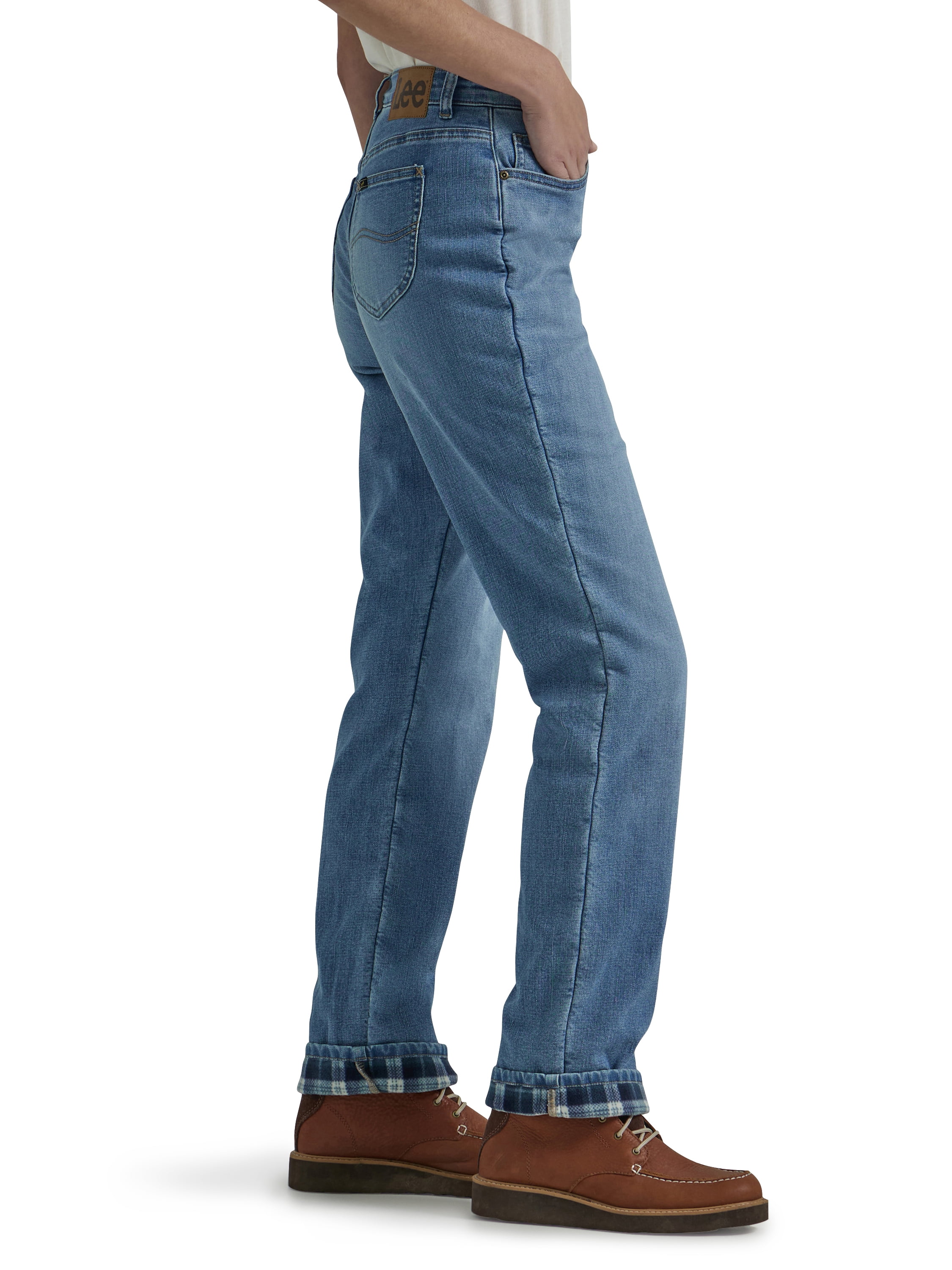 Lee women's fleece sales lined jeans