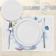 thumbnail image 3 of Ambesonne Flower Place Mats Set of 4, Summer Bouquet Vintage, Standard Size, Multicolor, 3 of 6