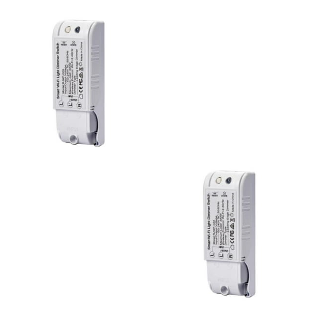 kurtrusly Module Variateur Intelligent DIY Interrupteur Sans Fil Contrôleur Domotique et Contrôle Vocal Wifi Variateur 110-240V 2Ensemble