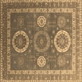 thumbnail image 1 of Ahgly Company Indoor Square Oriental Brown Industrial Area Rugs, 6' Square, 1 of 4
