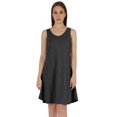 thumbnail image 1 of Inkmeso Robe de Réservoir de Base pour les Femmes Robe Midi Courte Décontractée d'Été Sans Manches Ample Robe Tunique, 1 of 7