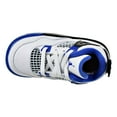 thumbnail image 5 of Kids Air Jordan 4 IV Retro TD Motorsport White Game Royal Black 308500, 5 of 6
