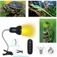 Oenbopo Reptile Heat Lamp, Turtle Lights Clip, UVA + UVB Full Spectrum