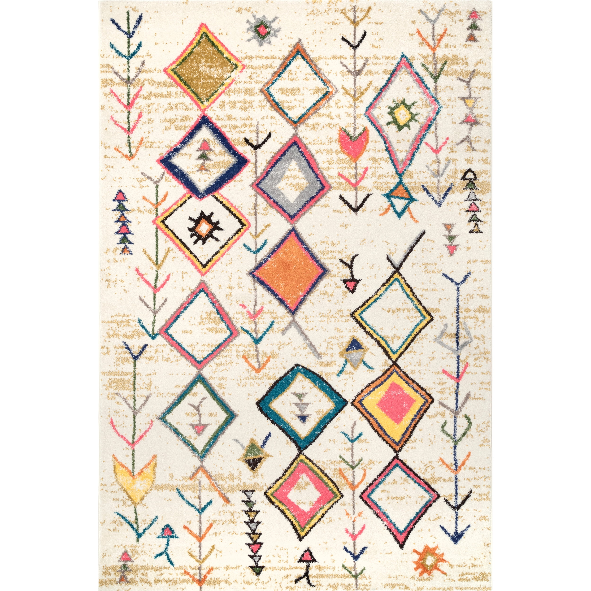 nuLOOM Vivian Moroccan Area Rug, 4' x 6', Multi