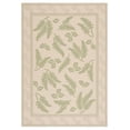 thumbnail image 2 of SAFAVIEH Courtyard Euler Floral Indoor/Outdoor Area Rug, Natural/Olive, 5'3" x 7'7", 2 of 10