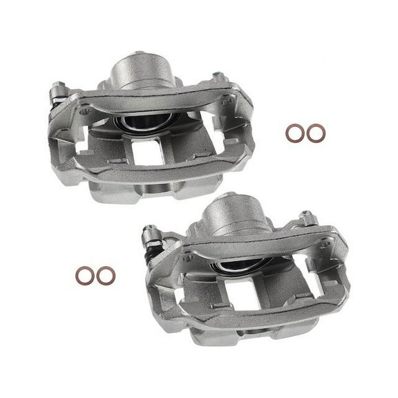 Brake Caliper Set 2 - Compatible with 2013 - 2017 Honda Accord 2014 2015 2016