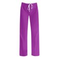 thumbnail image 5 of Lenpel Women's Plus Size Sweatpants Casual Loose Elastic High Waisted Drawstring Straight Leg Lounge Pants Workout Athletic Joggers, 5 of 5