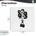 thumbnail image 4 of Stupell Industries Contemporary Chic Balloons & Purse Canvas Art, 17 x 17, by Amanda Greenwood, 4 of 8
