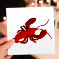 thumbnail image 7 of 3drose, Lobster, 6 Greeting Cards with Envelopes, 7 of 7