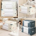 thumbnail image 2 of QHUDLV Large Clothes Storage Bag,Comforter Blanket Organizer,High Capacity, 2 of 9
